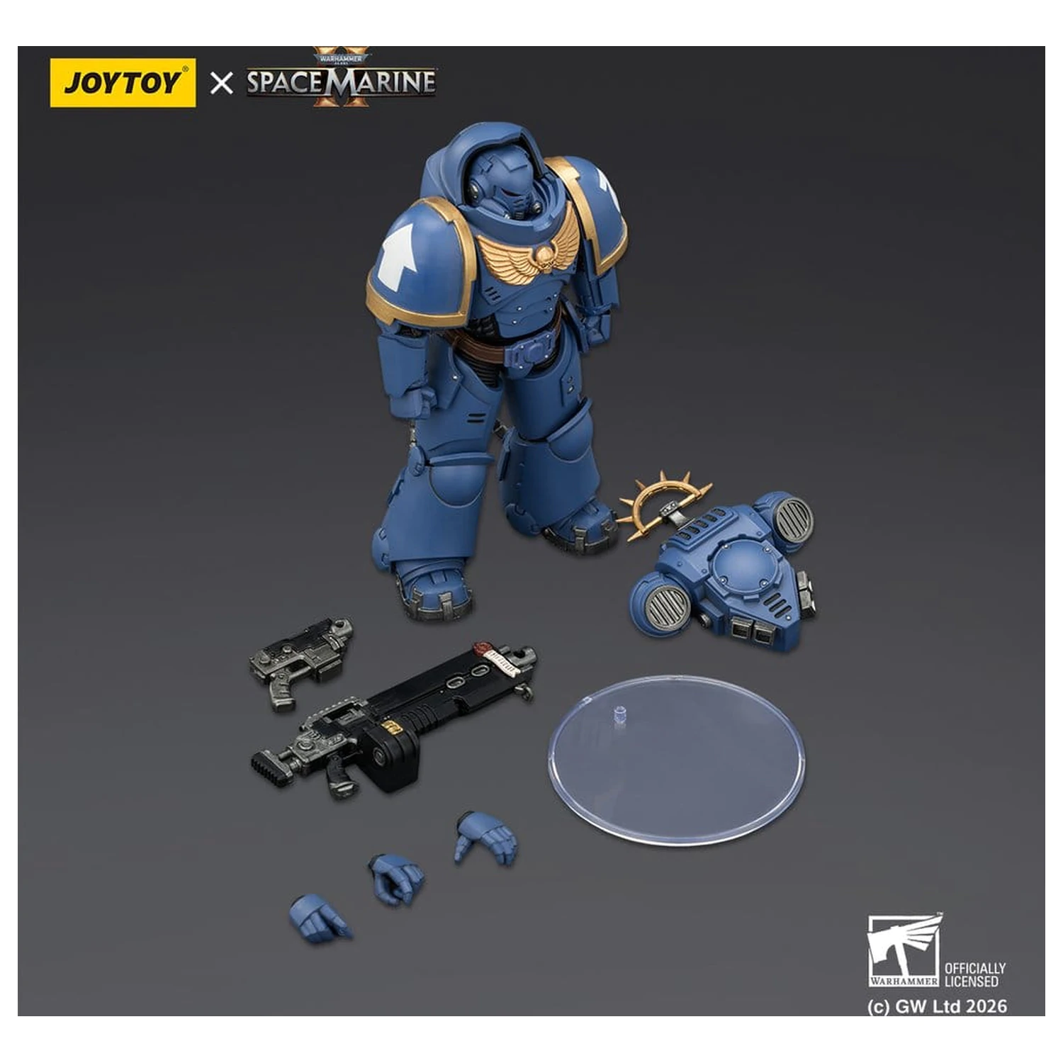 Warhammer 40,000 Game Edition Ultramarines Heavy Intercessor akciófigura 13 cm termékfotó