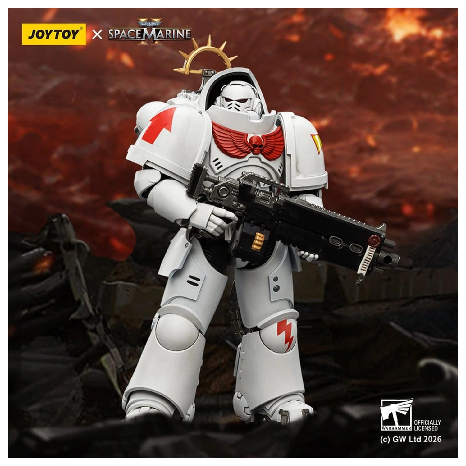 Warhammer 40,000 Game Edition White SVerdák Heavy Intercessor akciófigura 13 cm termékfotó