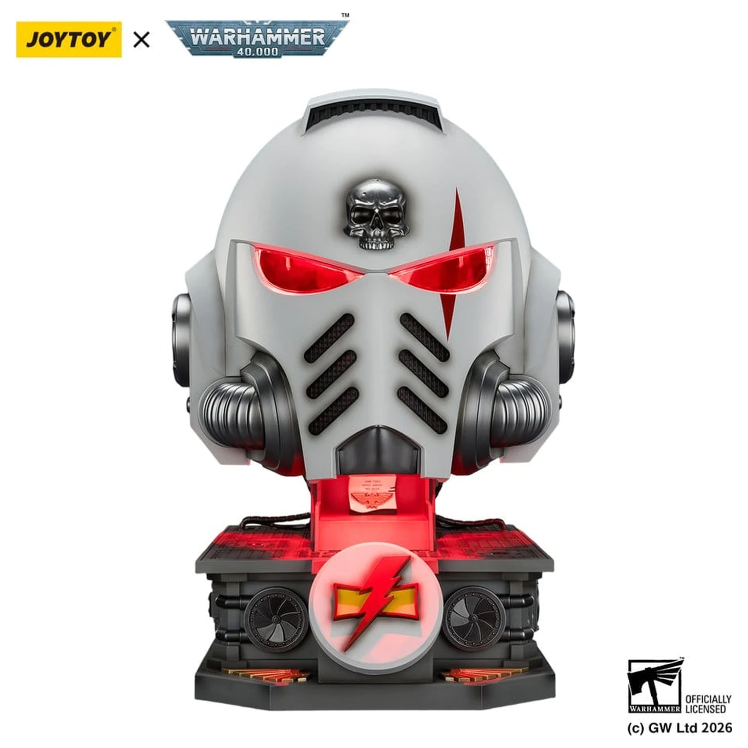 Warhammer 40,000 Helm with Display Stand White Scars MkX 44 cm termékfotó