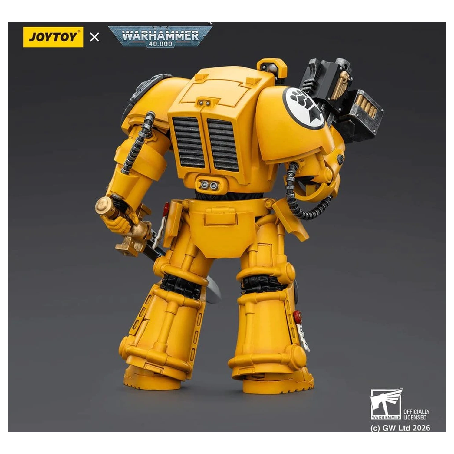 Warhammer 40,000 Imperial Fists Terminator 1 with Power Sword and Storm Bolter akciófigura 14 cm termékfotó