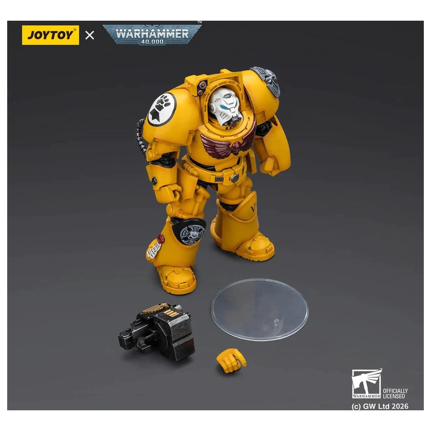 Warhammer 40,000 Imperial Fists Terminator 2 with Power Fist and Storm Bolter akciófigura 14 cm termékfotó