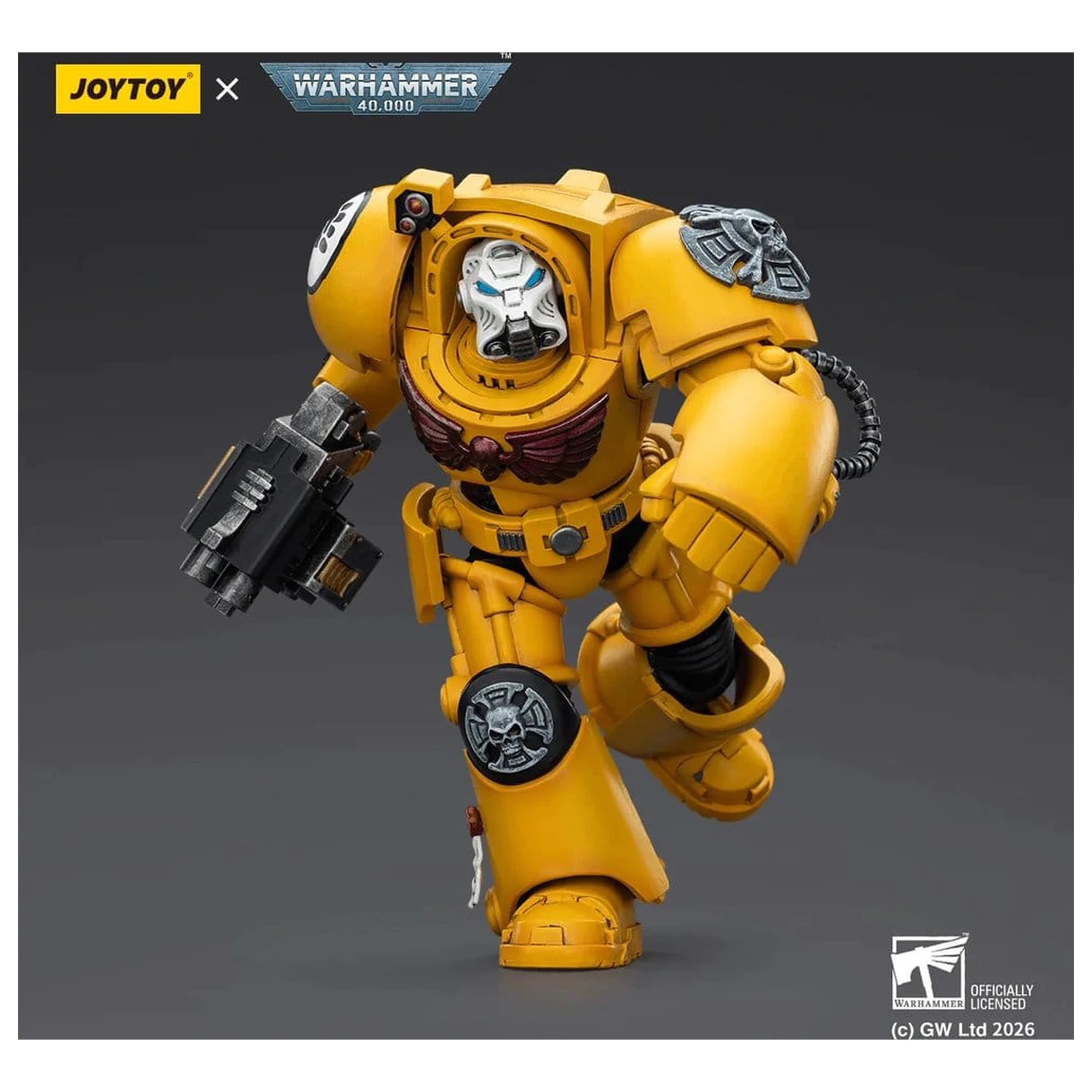 Warhammer 40,000 Imperial Fists Terminator 2 with Power Fist and Storm Bolter akciófigura 14 cm termékfotó
