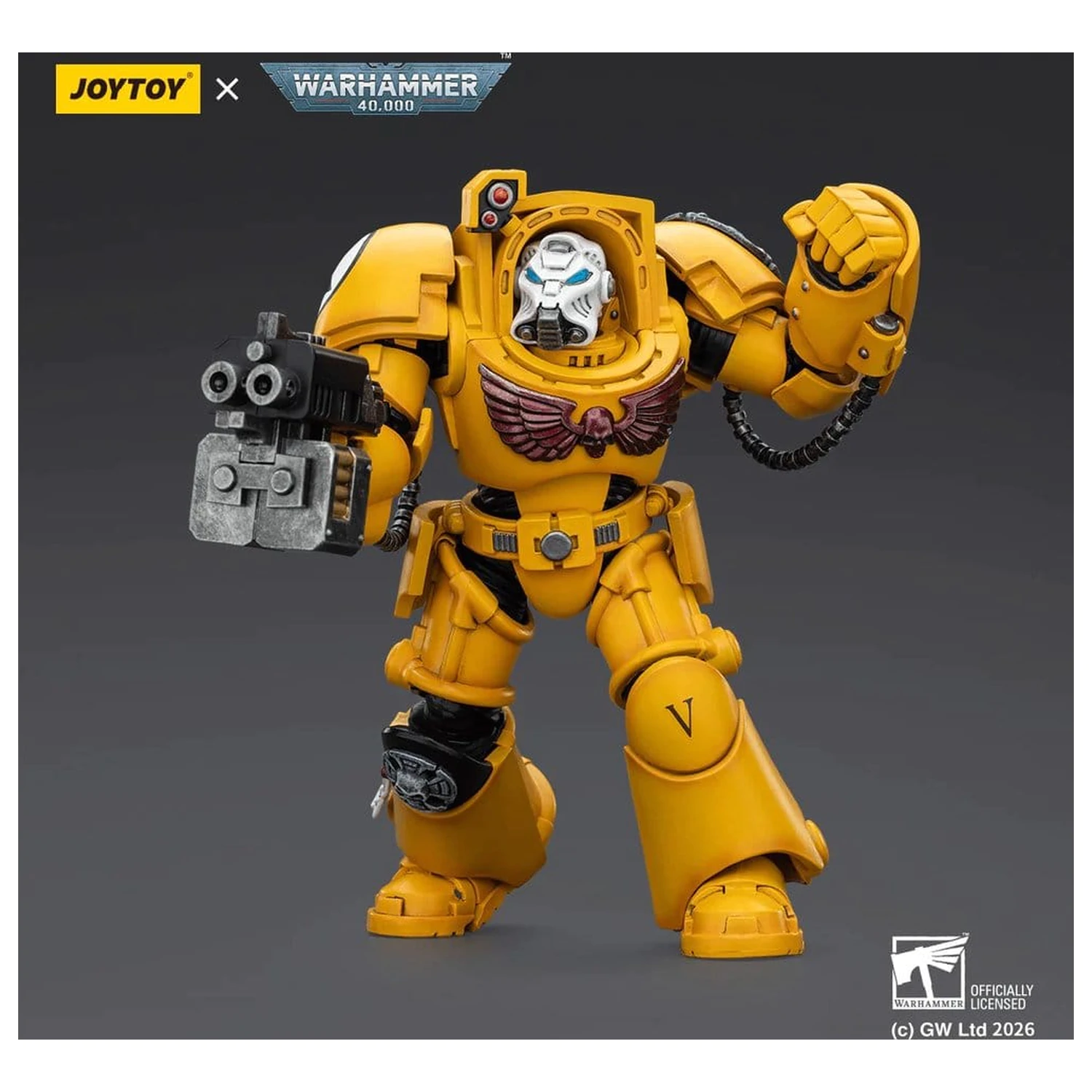 Warhammer 40,000 Imperial Fists Terminator 2 with Power Fist and Storm Bolter akciófigura 14 cm termékfotó