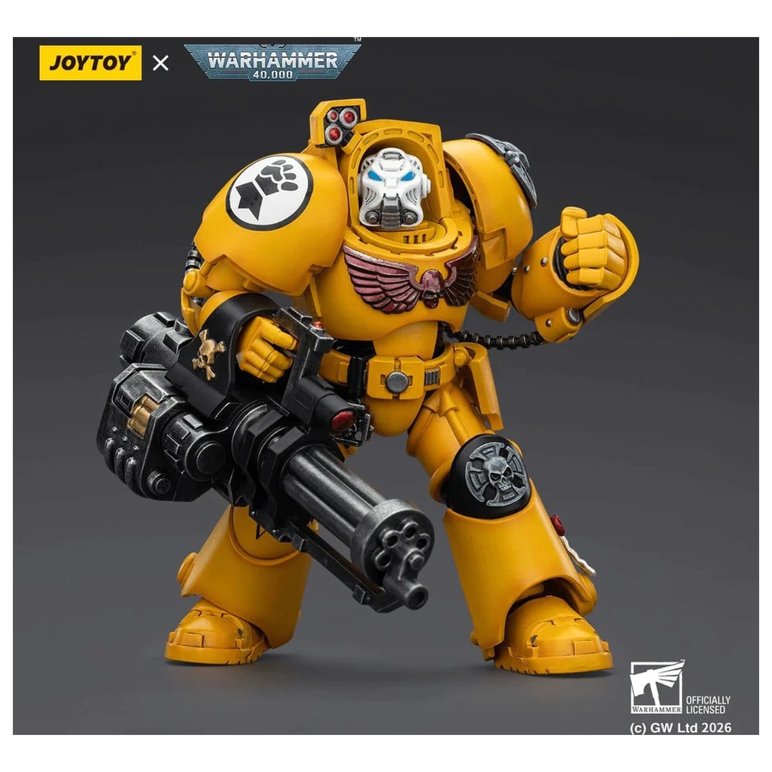 Warhammer 40,000 Imperial Fists Terminator 3 with Power Fist and Assault Cannon akciófigura 14 cm termékfotó