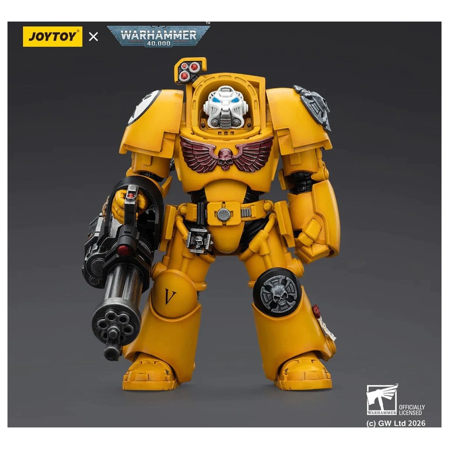 Warhammer 40,000 Imperial Fists Terminator 3 with Power Fist and Assault Cannon akciófigura 14 cm termékfotó