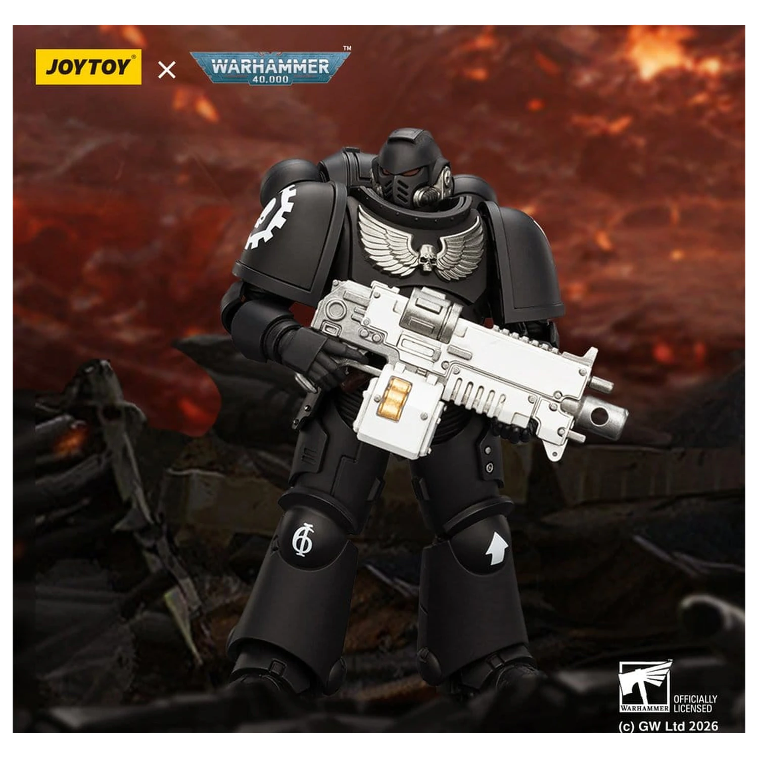 Warhammer 40,000 Iron Hands Intercessor akciófigura 12 cm termékfotó