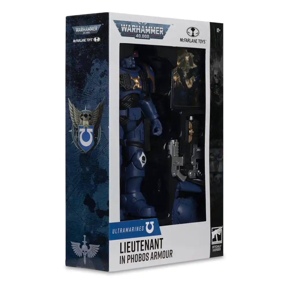 Warhammer 40,000 Lieutenant in Phobos Armor (Ultramarines) akciófigura 18 cm termékfotó