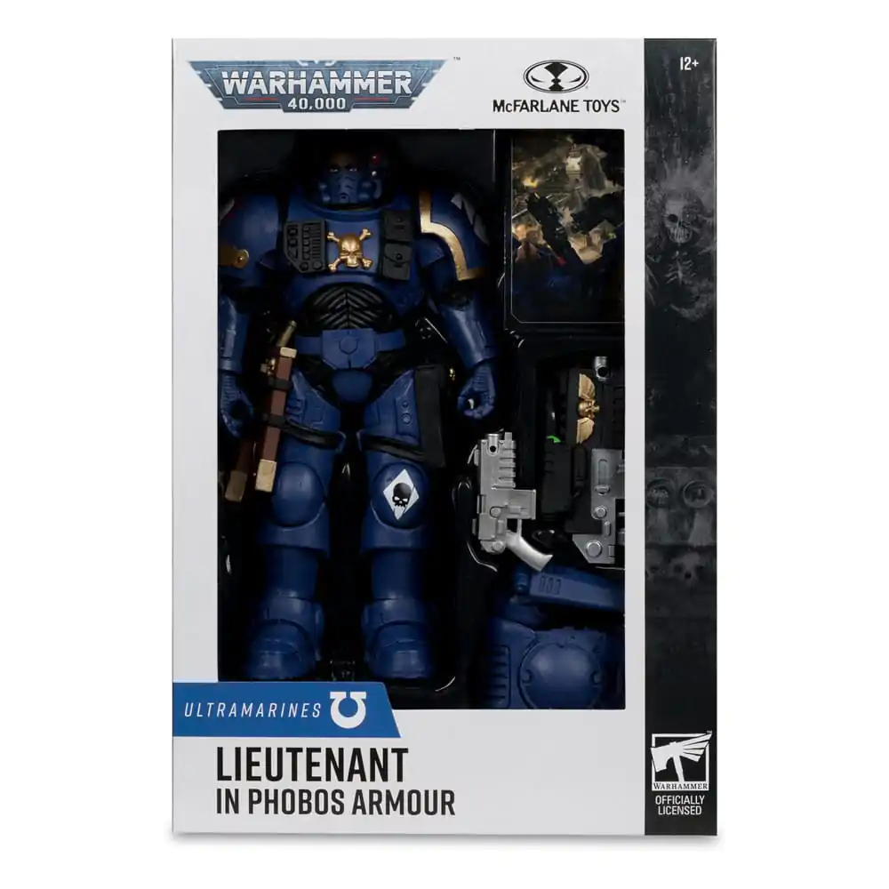 Warhammer 40,000 Lieutenant in Phobos Armor (Ultramarines) akciófigura 18 cm termékfotó