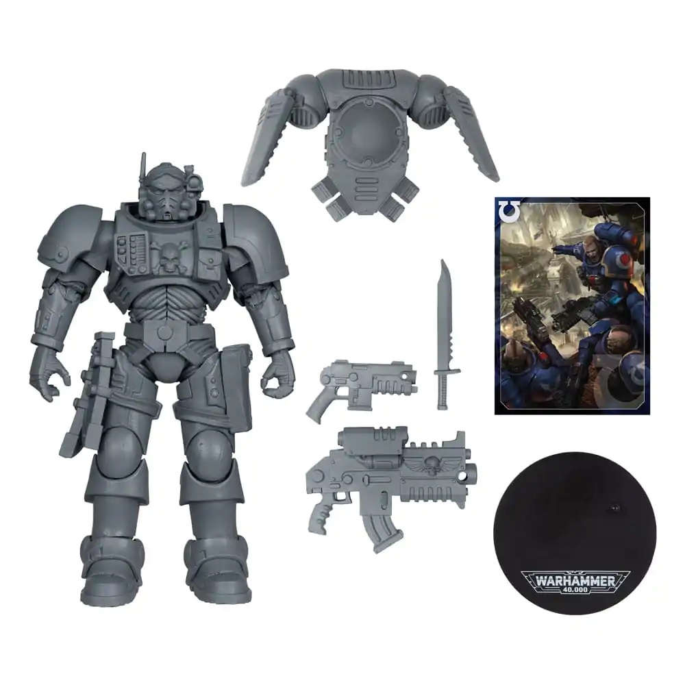 Warhammer 40,000 Lieutenant in Phobos Armor (Ultramarines) (Artist Proof) akciófigura 18 cm termékfotó