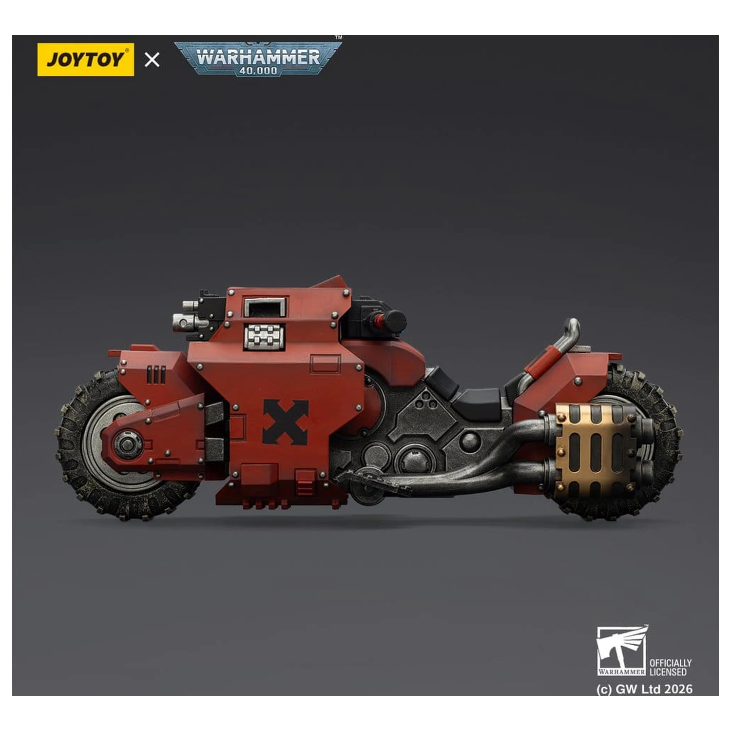 Warhammer 40,000 Raider-pattern Combat Bike Blood Angels with twin-linked bolt rifles 22 cm termékfotó