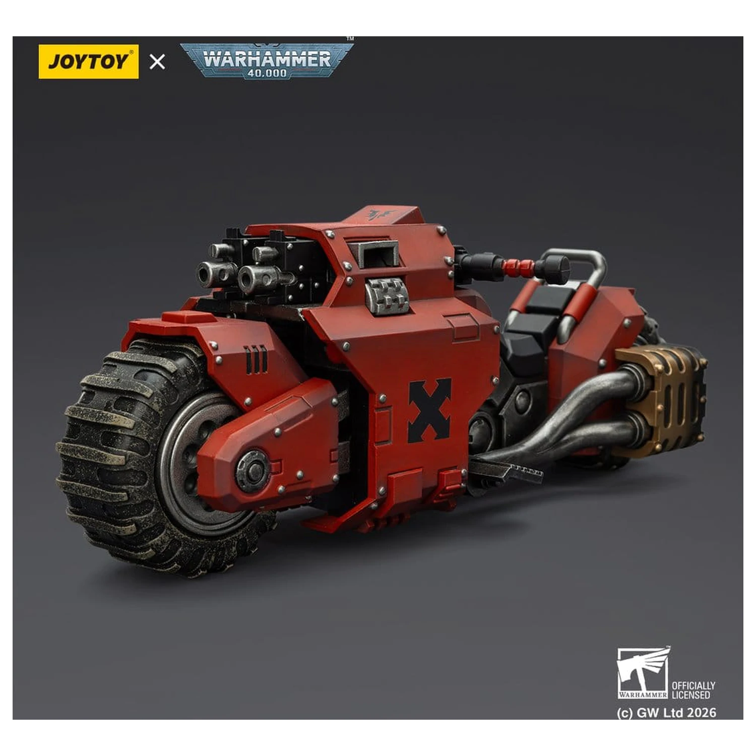 Warhammer 40,000 Raider-pattern Combat Bike Blood Angels with twin-linked bolt rifles 22 cm termékfotó