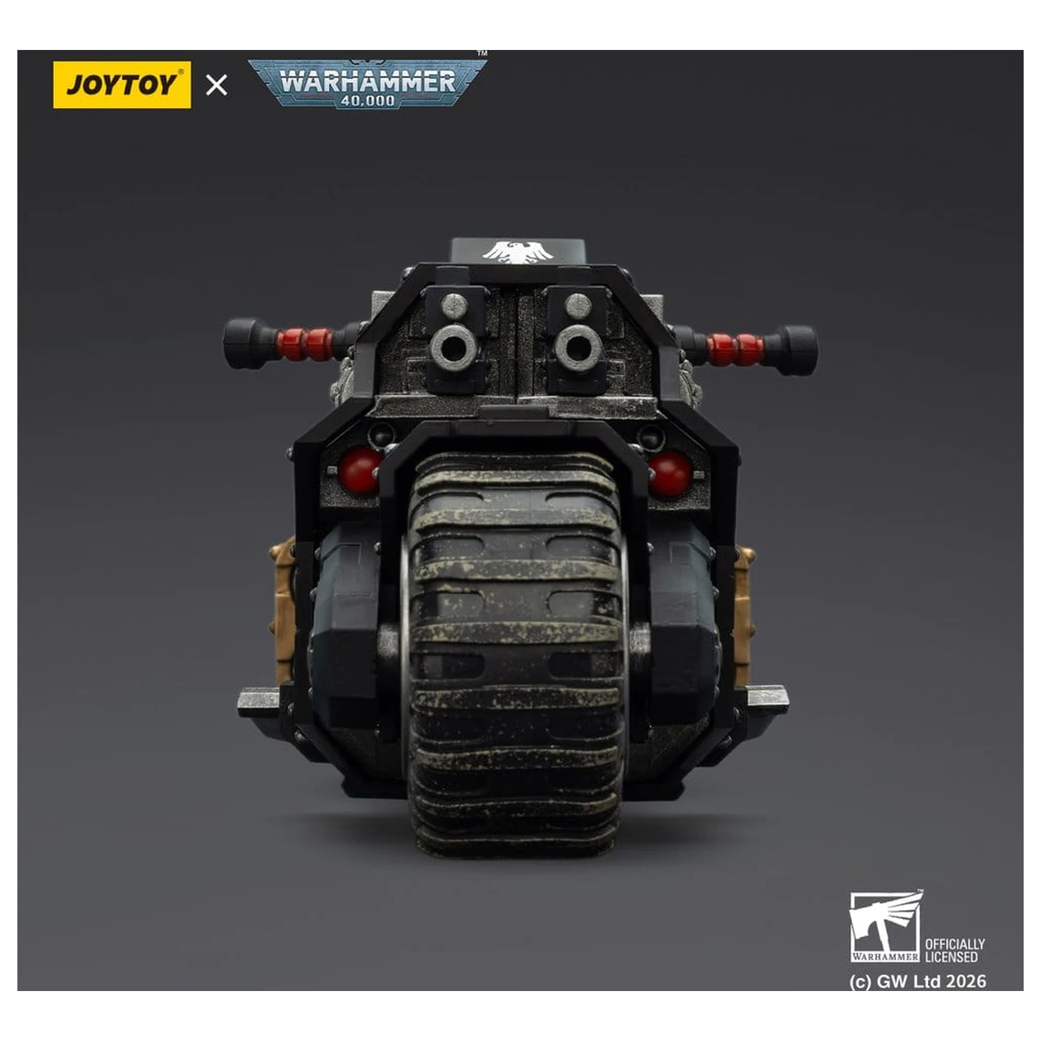 Warhammer 40,000 Raider-pattern Combat Bike Raven Guard with twin-linked bolt rifles 22 cm termékfotó