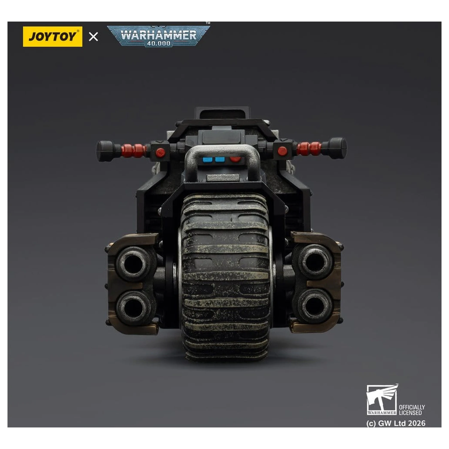 Warhammer 40,000 Raider-pattern Combat Bike Raven Guard with twin-linked bolt rifles 22 cm termékfotó