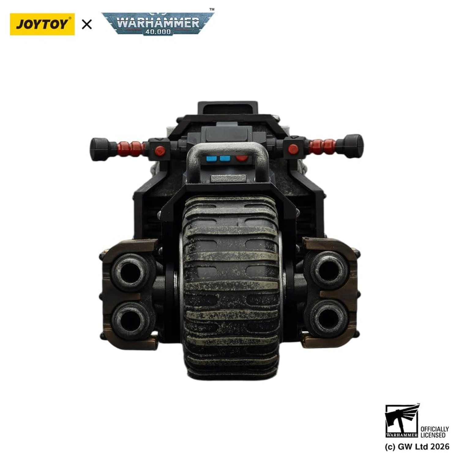 Warhammer 40,000 Raider-pattern Combat Bike Raven Guard with twin-linked bolt rifles 22 cm termékfotó