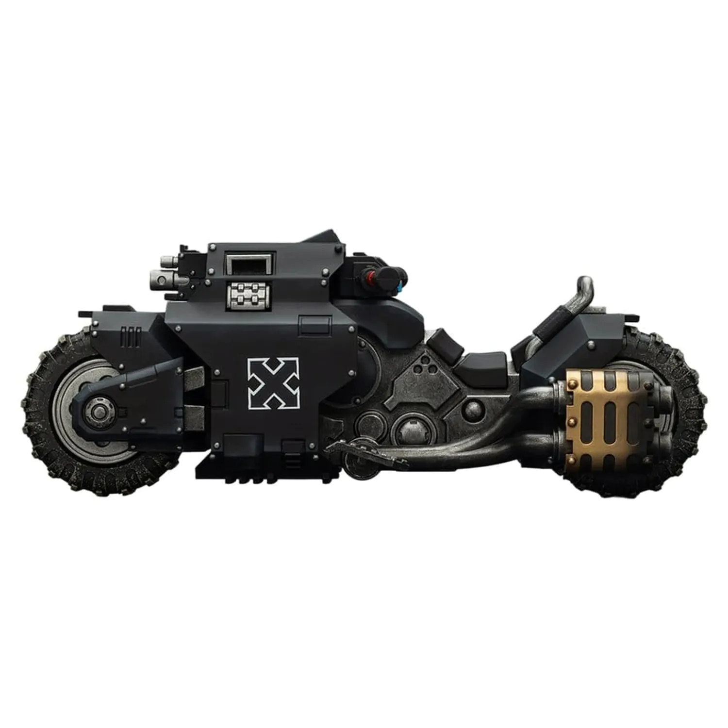 Warhammer 40,000 Raider-pattern Combat Bike Raven Guard with twin-linked bolt rifles 22 cm termékfotó
