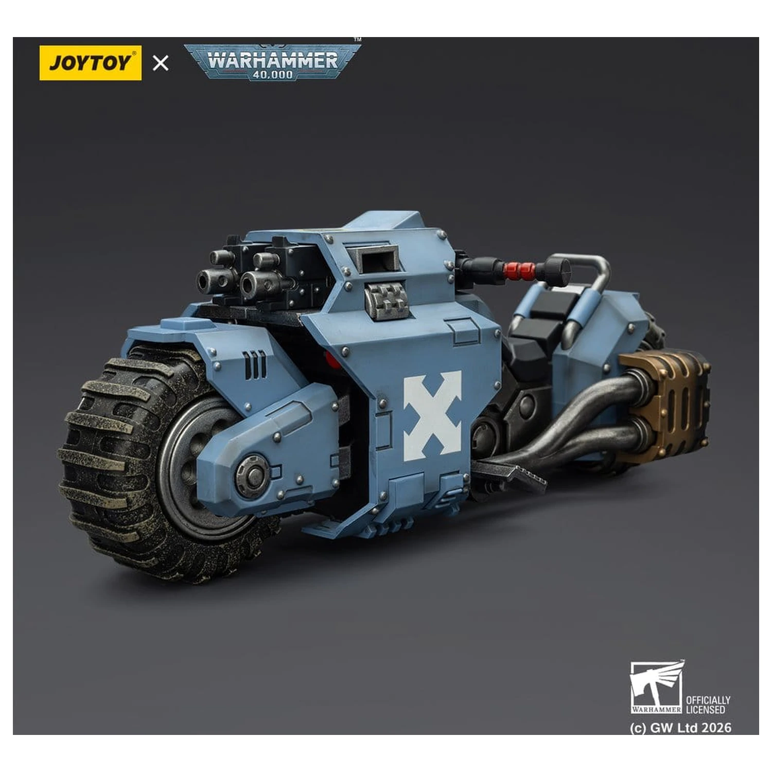 Warhammer 40,000 Raider-pattern Combat Bike Space Wolves with twin-linked bolt rifles 22 cm termékfotó