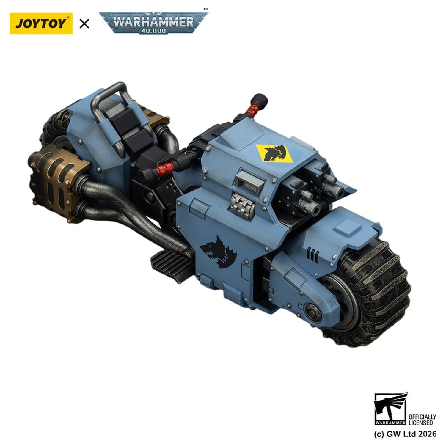 Warhammer 40,000 Raider-pattern Combat Bike Space Wolves with twin-linked bolt rifles 22 cm termékfotó