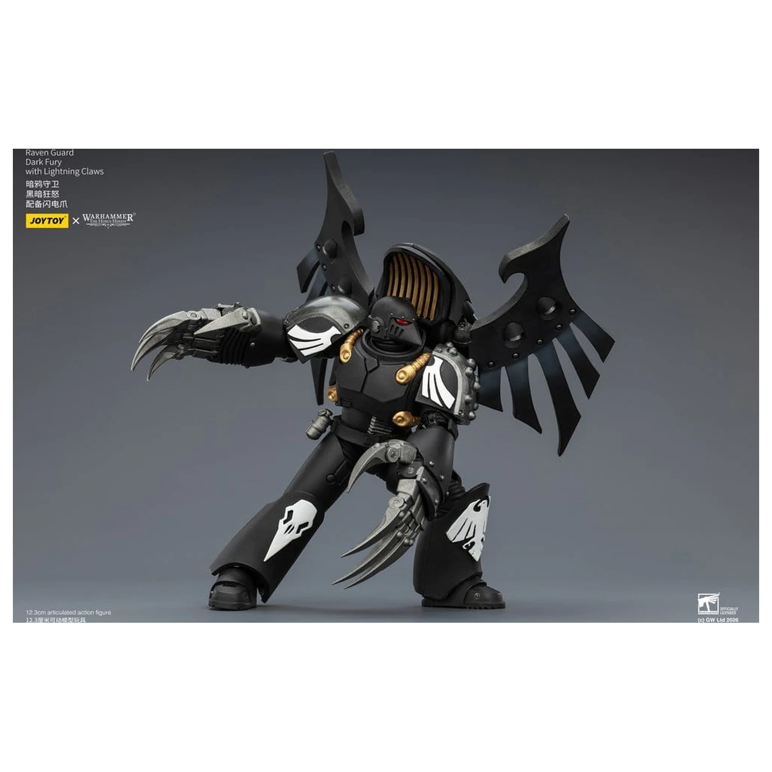Warhammer 40,000 Raven Guard Dark Fury akciófigura 12 cm termékfotó