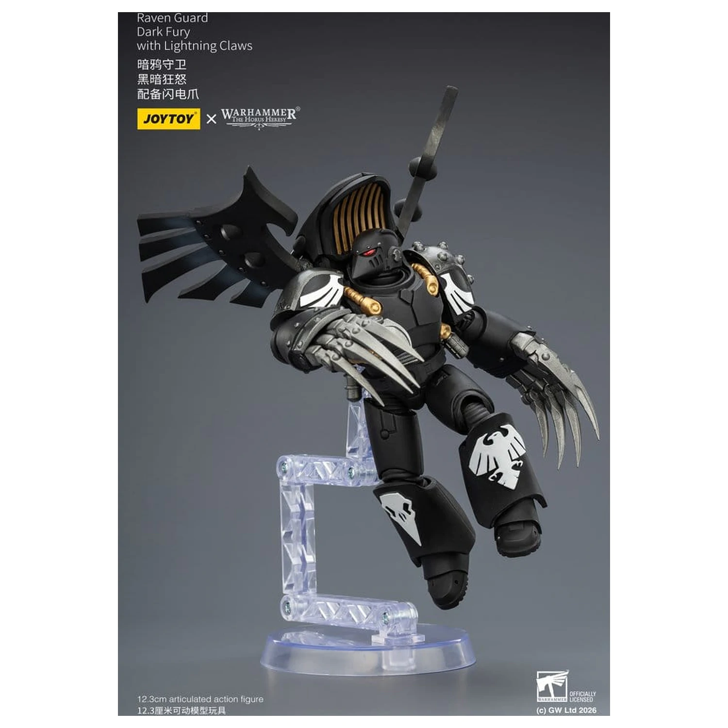 Warhammer 40,000 Raven Guard Dark Fury akciófigura 12 cm termékfotó