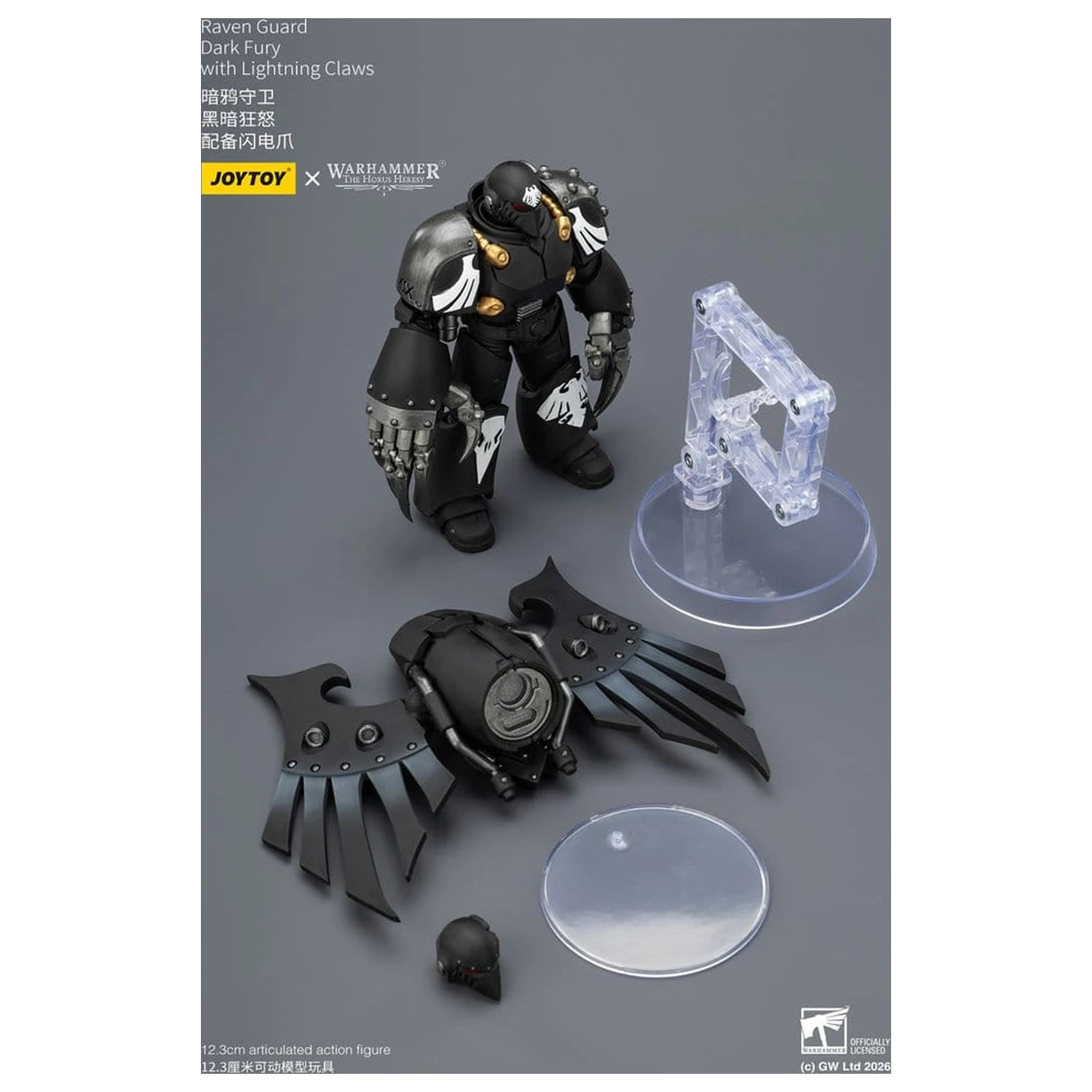 Warhammer 40,000 Raven Guard Dark Fury akciófigura 12 cm termékfotó