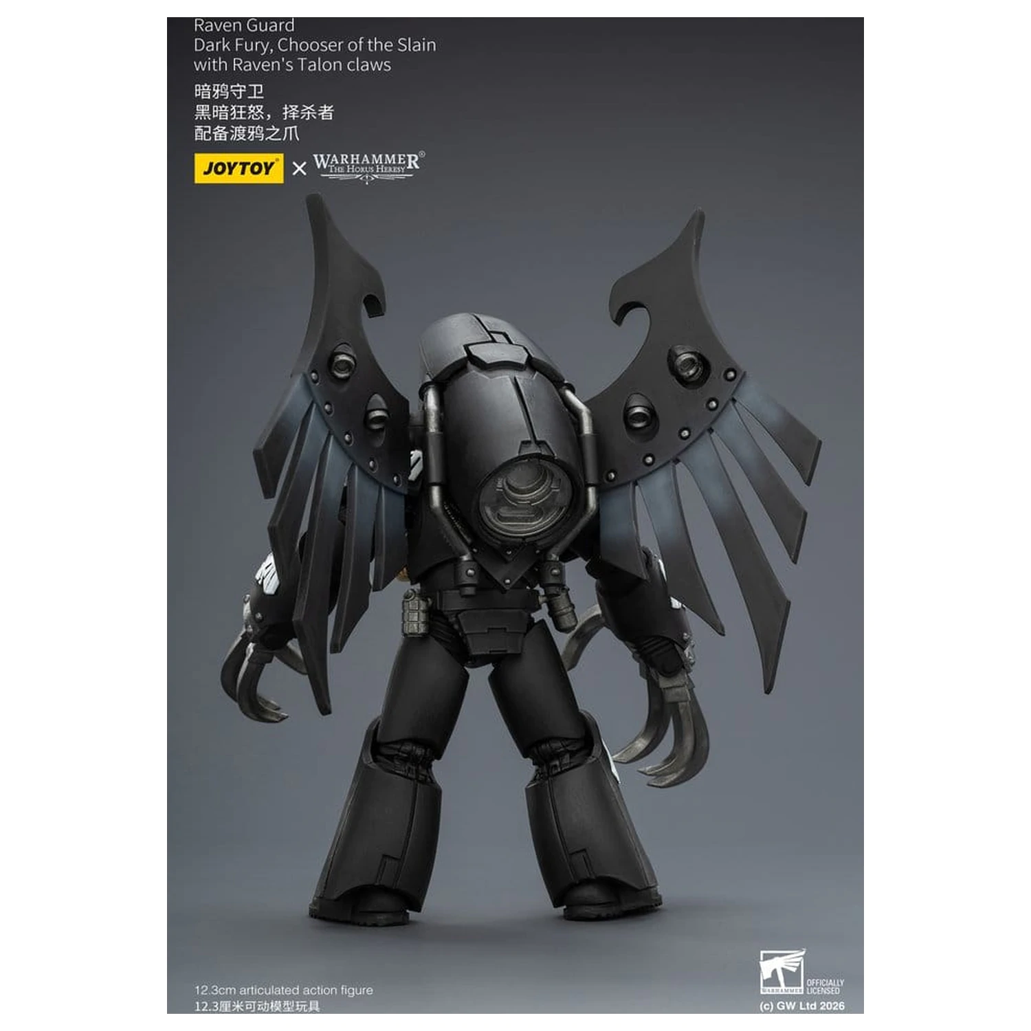 Warhammer 40,000 Raven Guard Dark Fury, Chooser of the Slain akciófigura 12 cm termékfotó