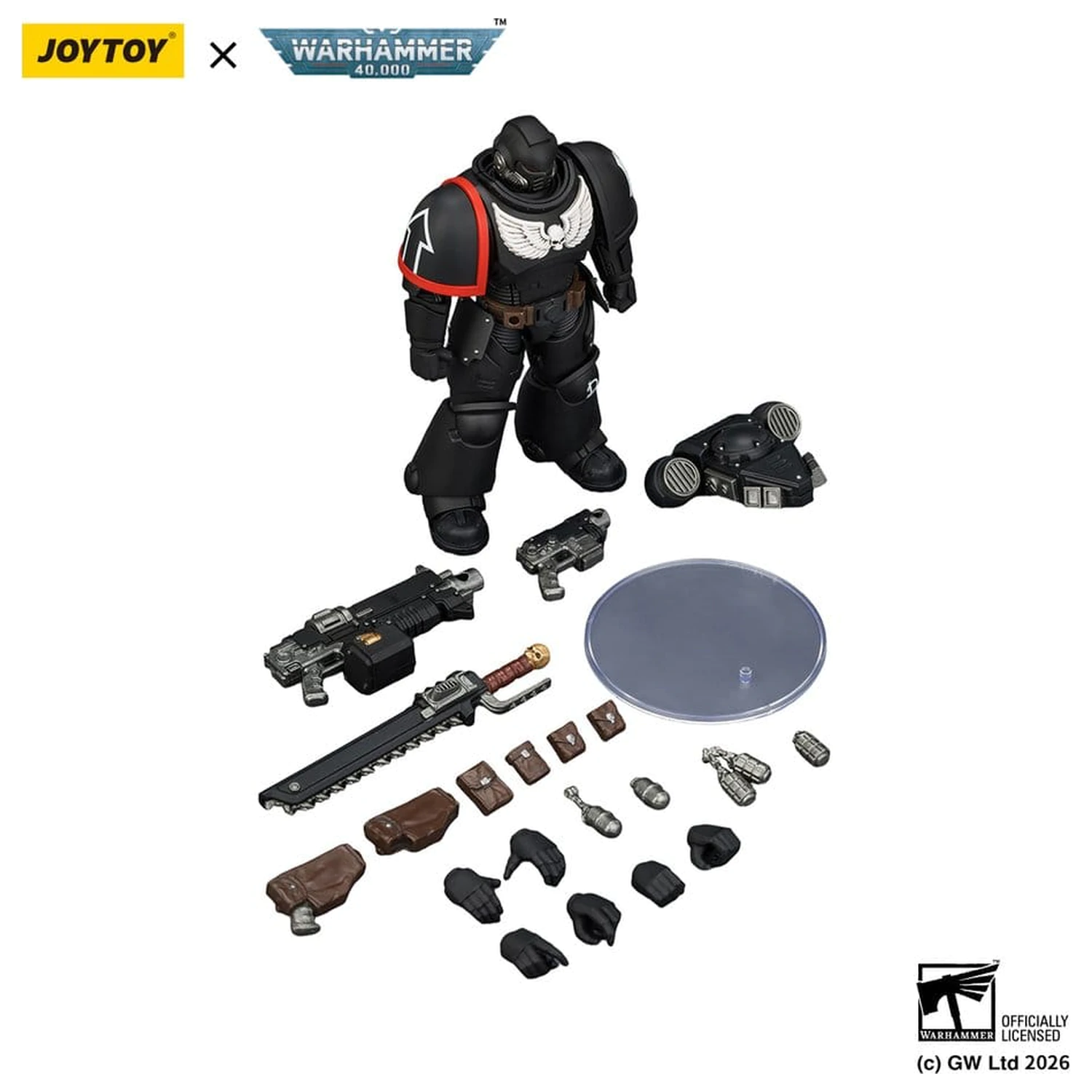 Warhammer 40,000 Raven Guard Intercessor akciófigura 12 cm termékfotó