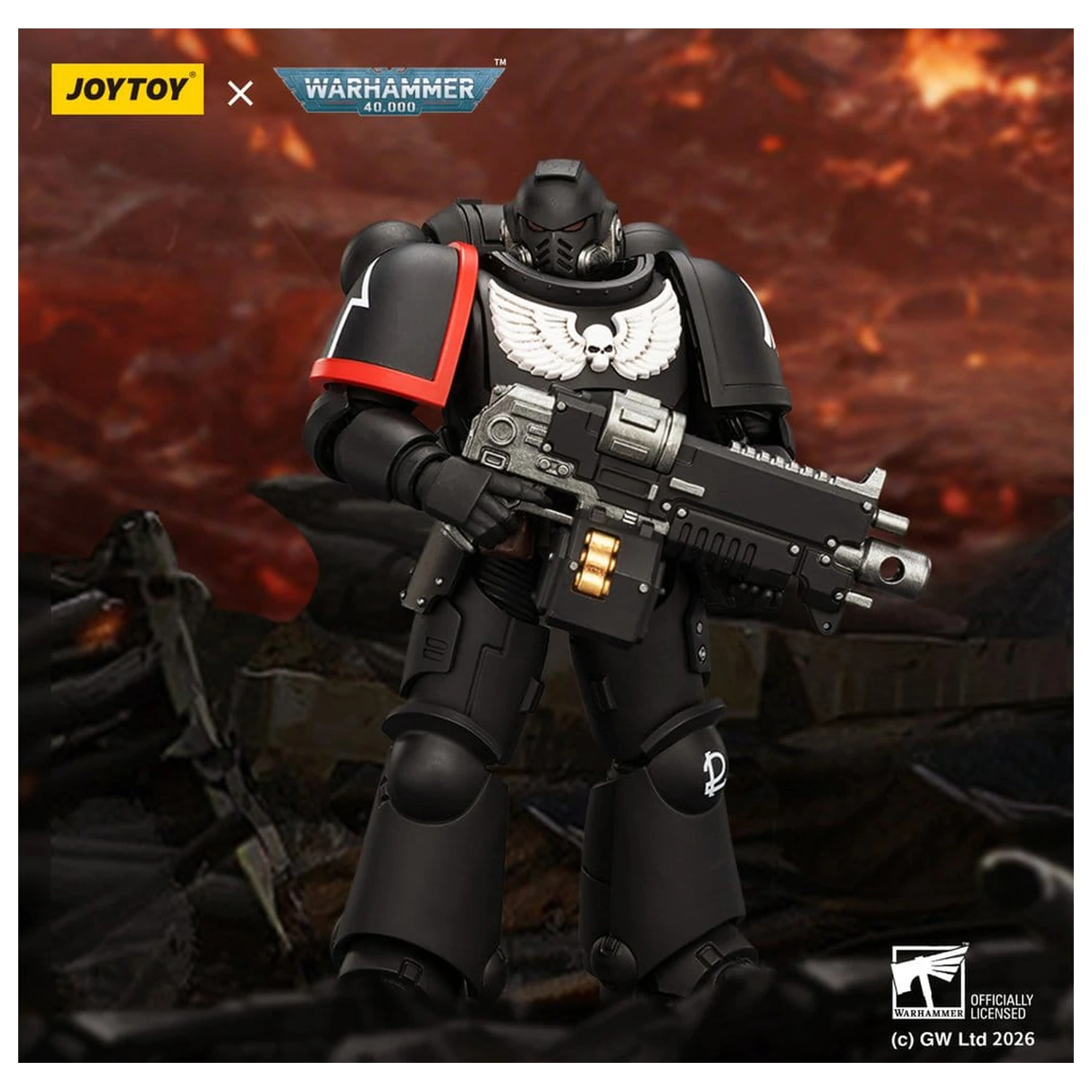 Warhammer 40,000 Raven Guard Intercessor akciófigura 12 cm termékfotó