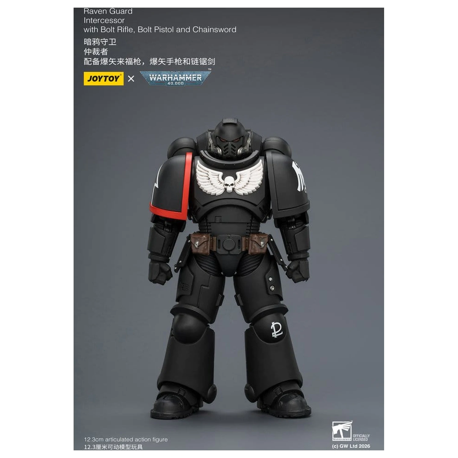 Warhammer 40,000 Raven Guard Intercessor akciófigura 12 cm termékfotó