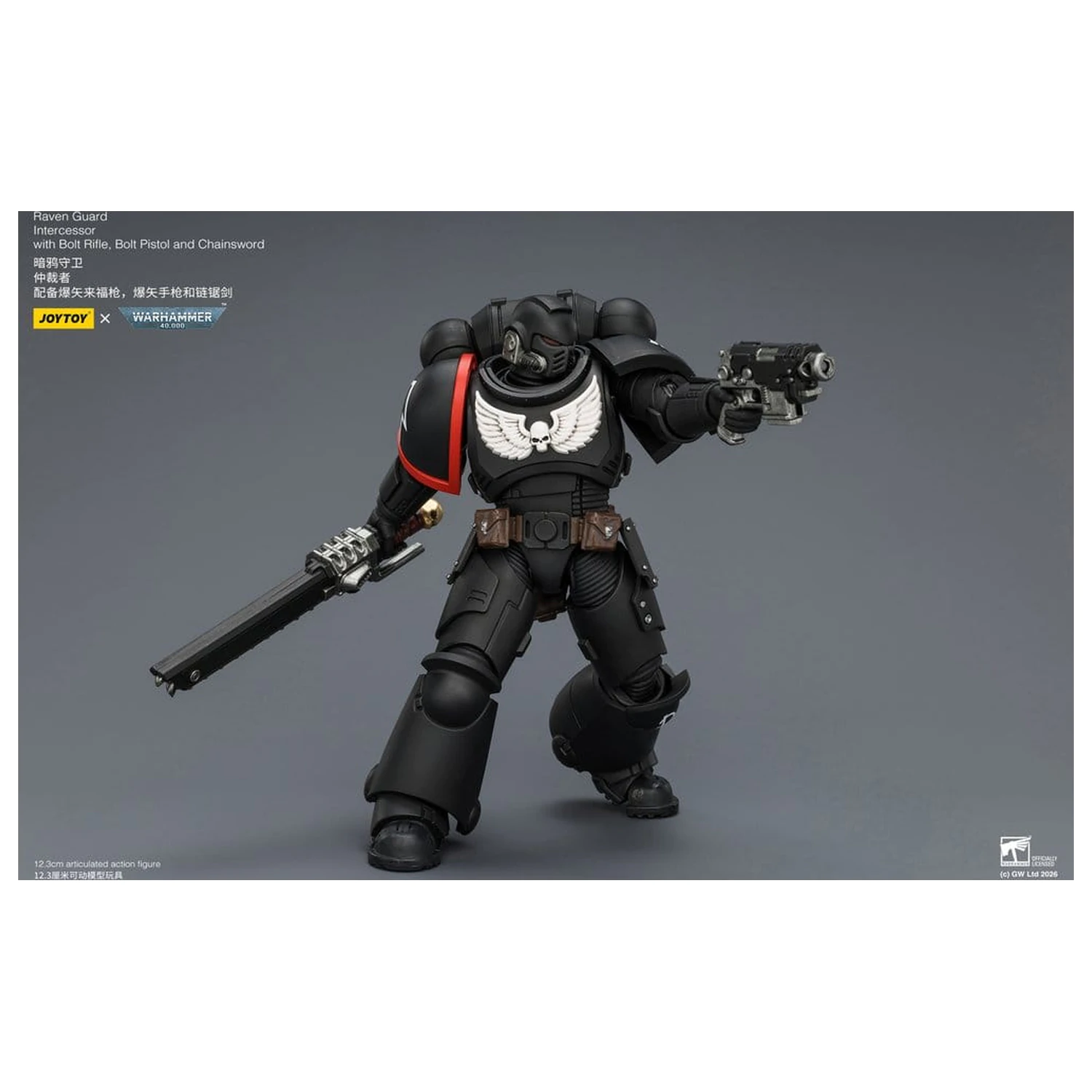 Warhammer 40,000 Raven Guard Intercessor akciófigura 12 cm termékfotó