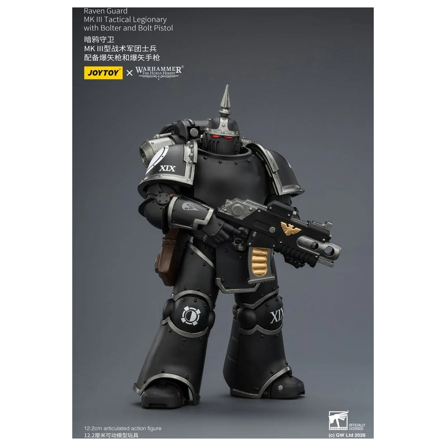 Warhammer 40,000 Raven Guard MK III Tactical Legionary akciófigura 12 cm termékfotó