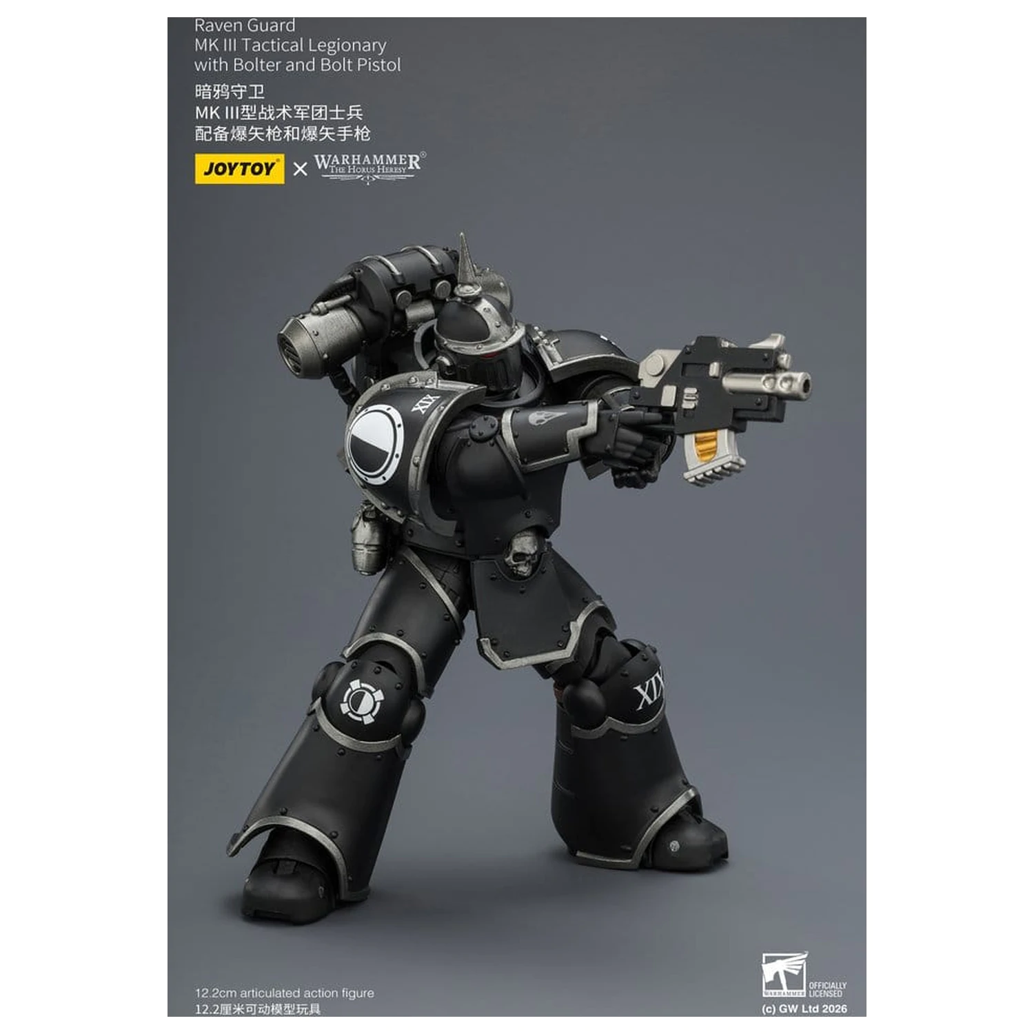 Warhammer 40,000 Raven Guard MK III Tactical Legionary akciófigura 12 cm termékfotó