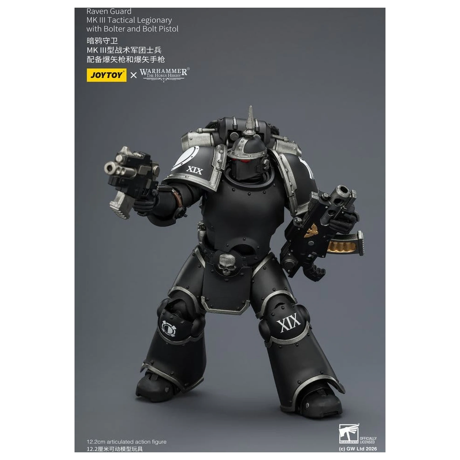 Warhammer 40,000 Raven Guard MK III Tactical Legionary akciófigura 12 cm termékfotó