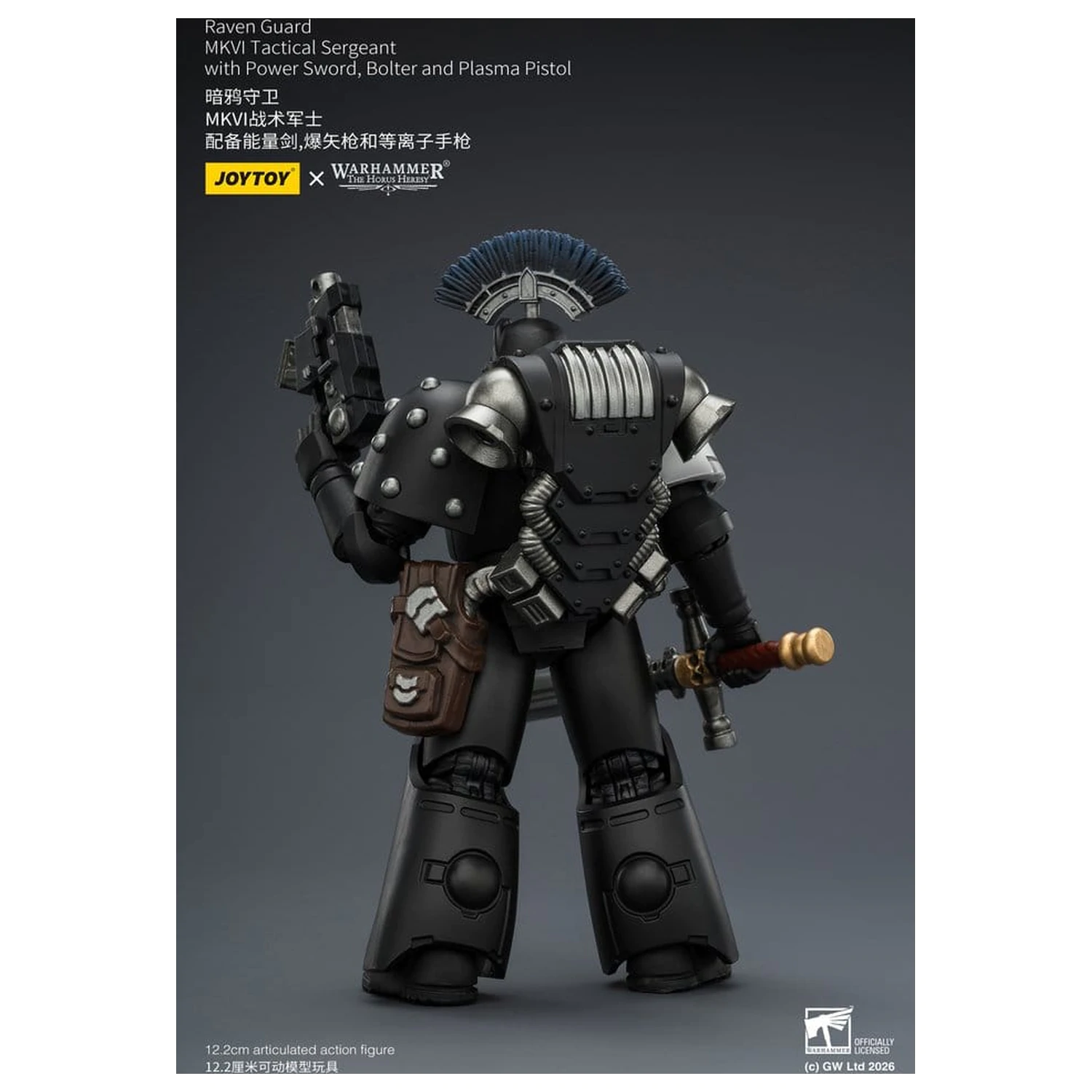 Warhammer 40,000 Raven Guard MkVI Tactical Sergeant akciófigura 12 cm termékfotó