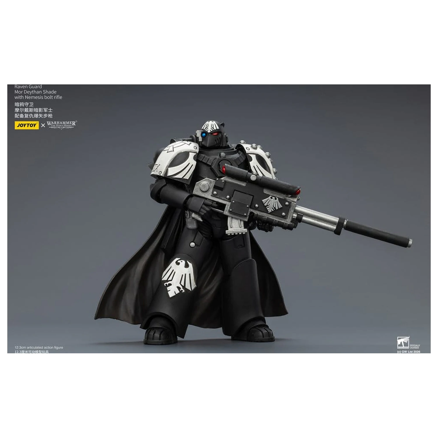 Warhammer 40,000 Raven Guard Mor Deythan Shade akciófigura 12 cm termékfotó