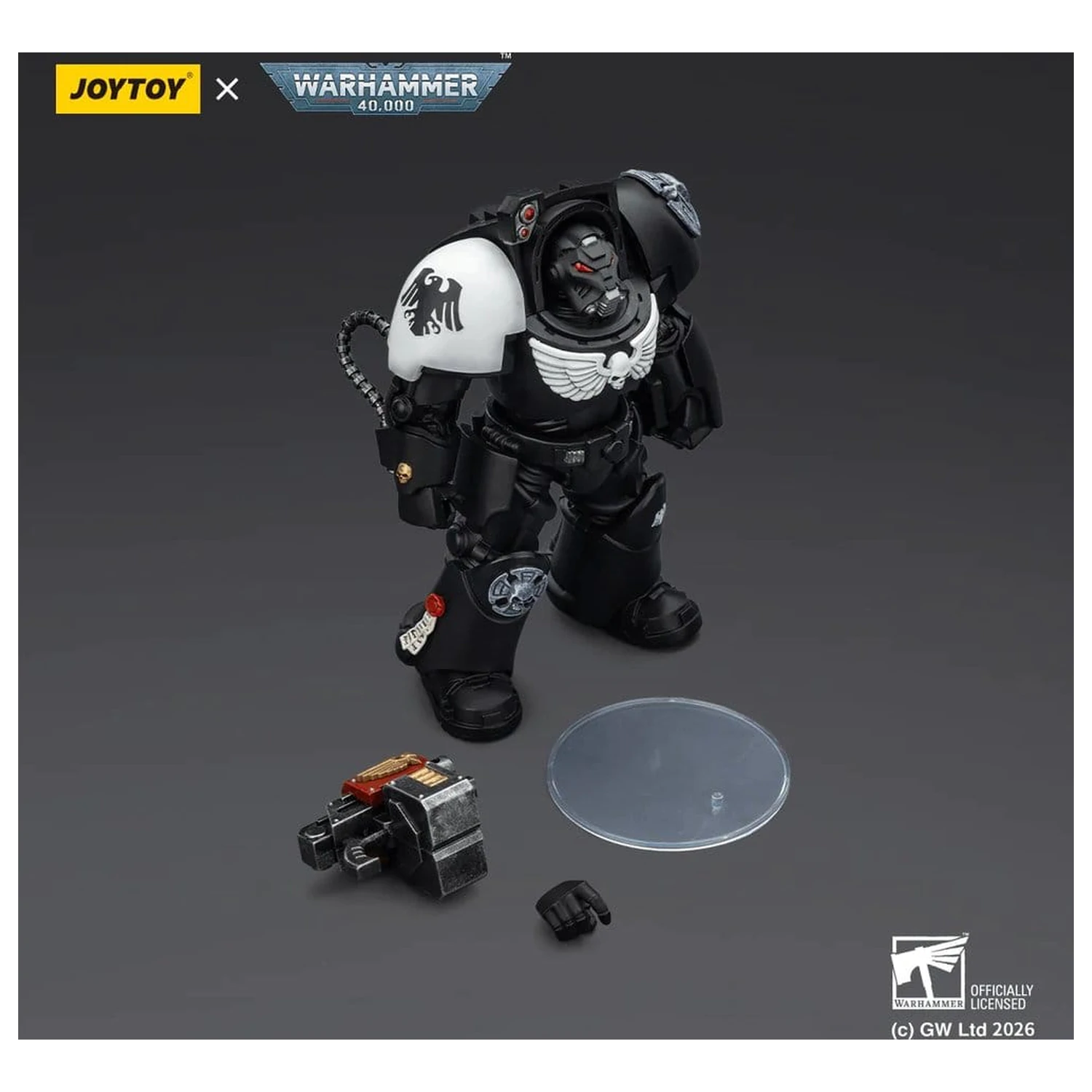 Warhammer 40,000 Raven Guard Terminator 2 with Power Fist and Storm Bolter akciófigura 14 cm termékfotó