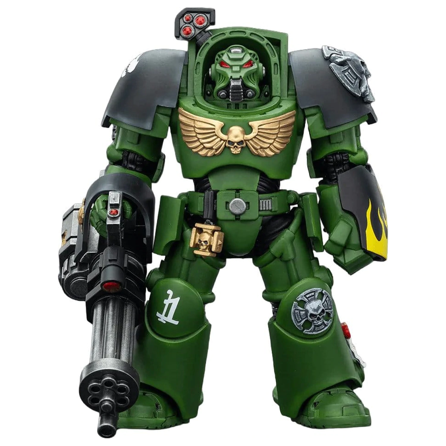 Warhammer 40,000 Salamanders Terminator 3 with Power Fist and Assault Cannon akciófigura 14 cm termékfotó