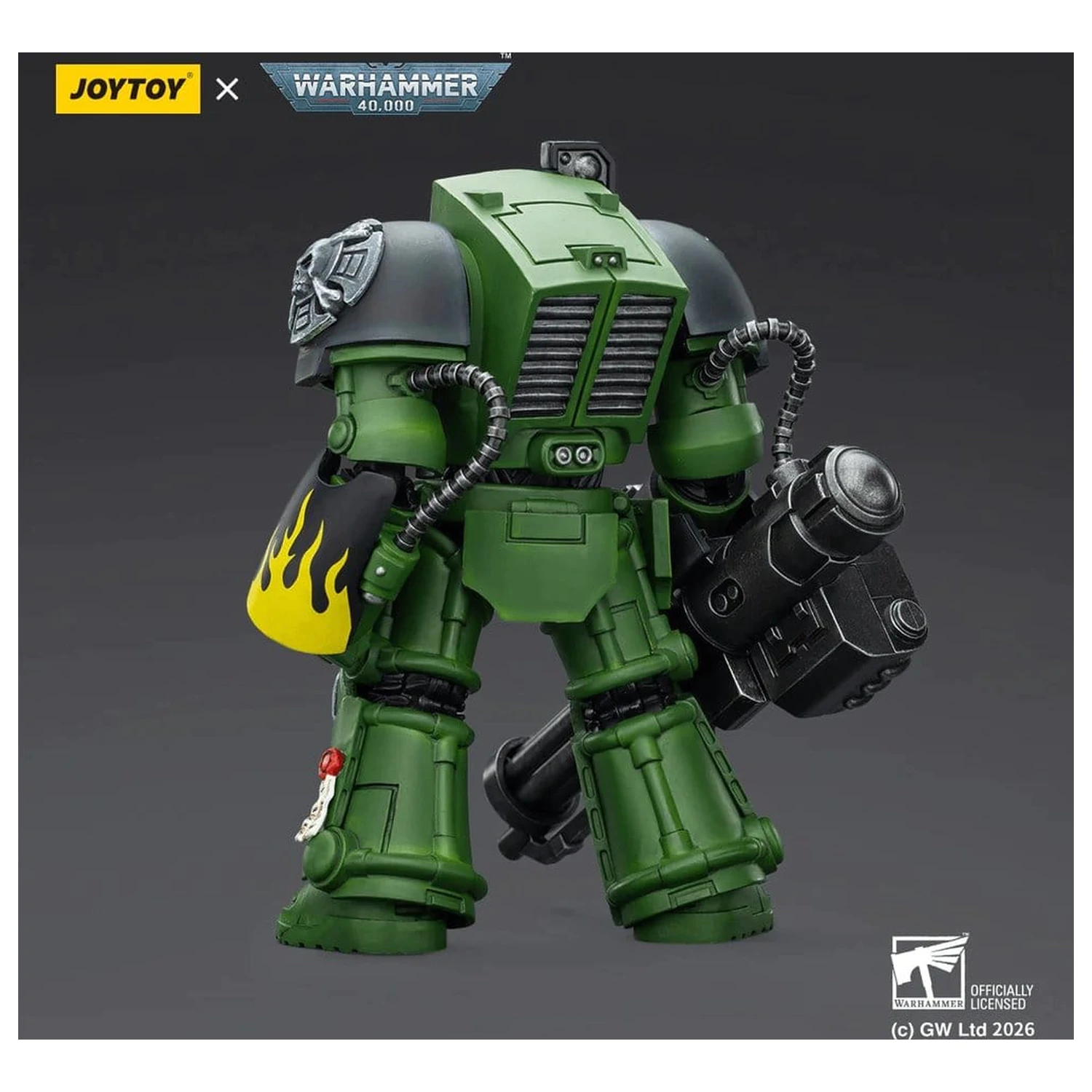 Warhammer 40,000 Salamanders Terminator 3 with Power Fist and Assault Cannon akciófigura 14 cm termékfotó