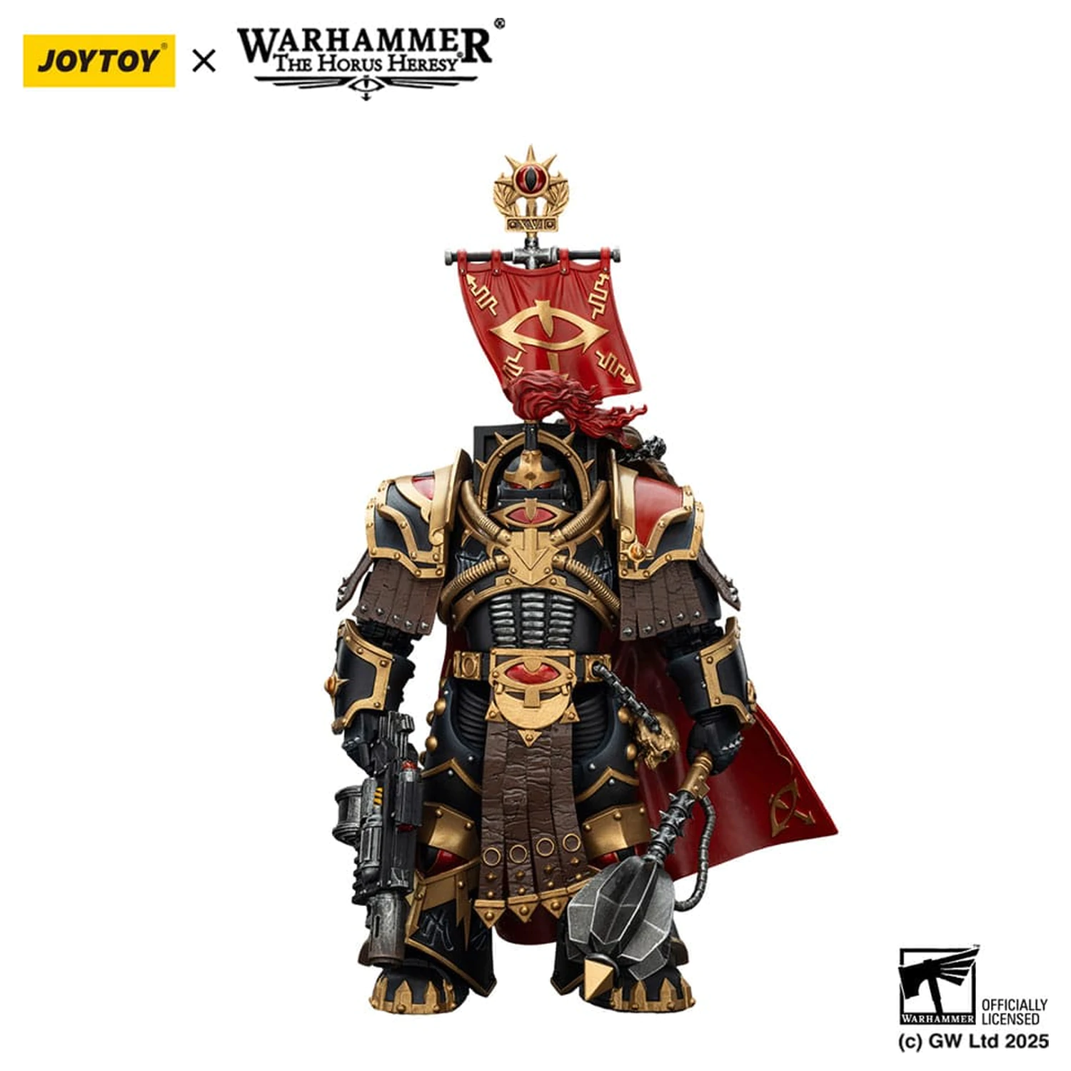 Warhammer 40,000: Sons of Horus Legion Cataphractii Praetorwith Combi-Melta and Power Maul akciófigura 14 cm termékfotó
