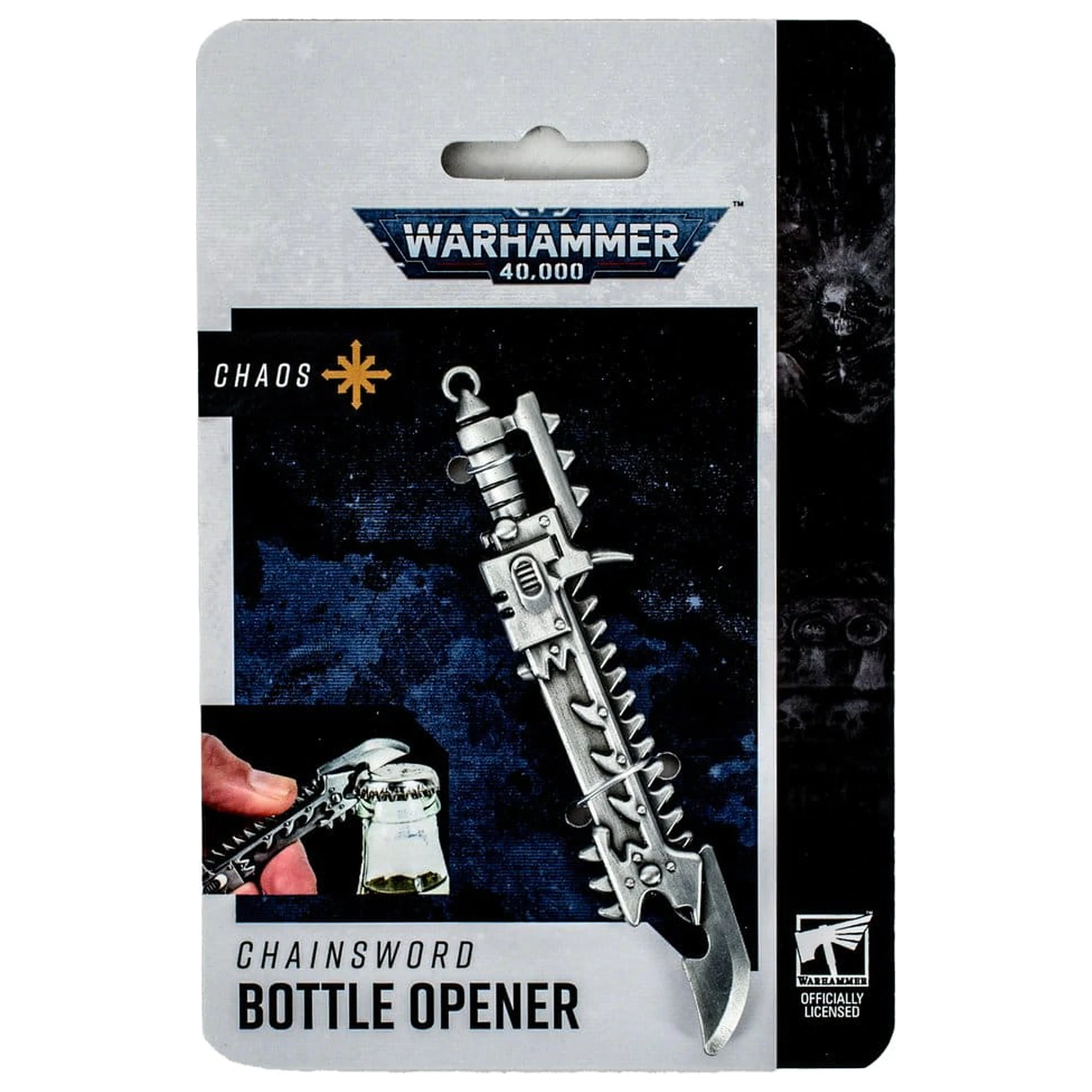 Warhammer 40,000 sörnyitó Chaos Chainsword termékfotó