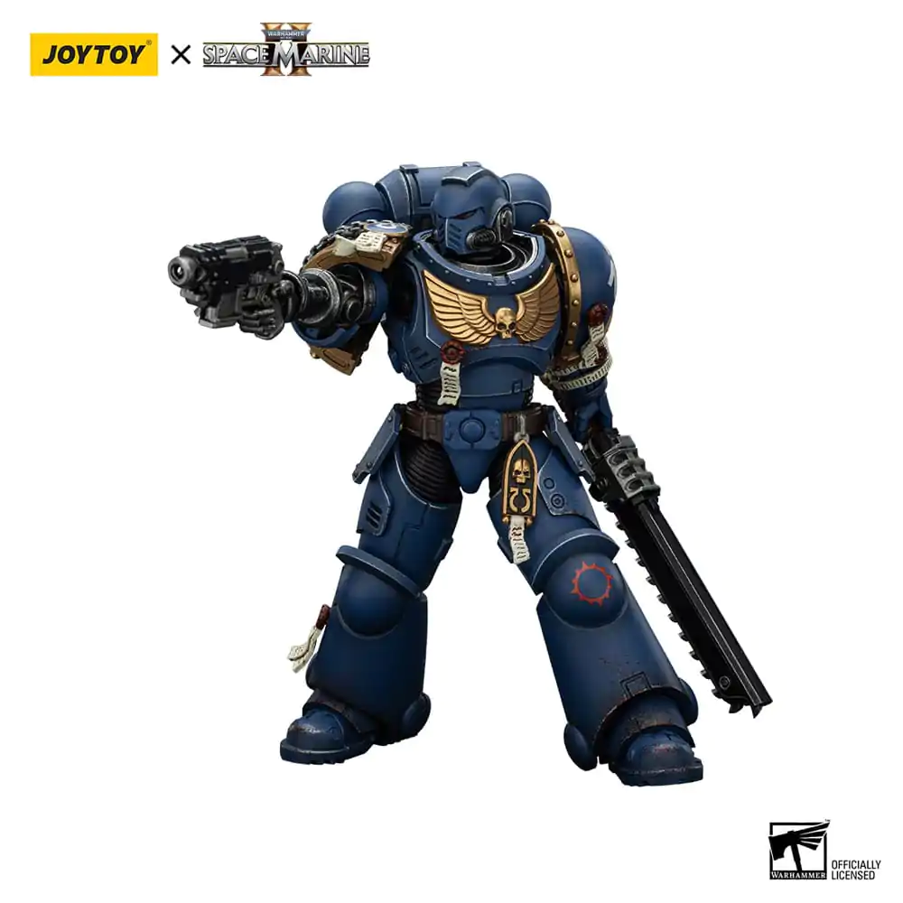 Warhammer 40,000: Space Marine 2 Ultramarines Brother Chairon Collectors Edition akciófigura 13 cm termékfotó