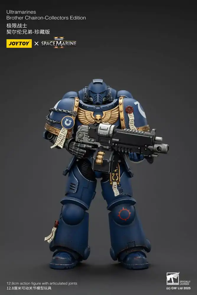 Warhammer 40,000: Space Marine 2 Ultramarines Brother Chairon Collectors Edition akciófigura 13 cm termékfotó
