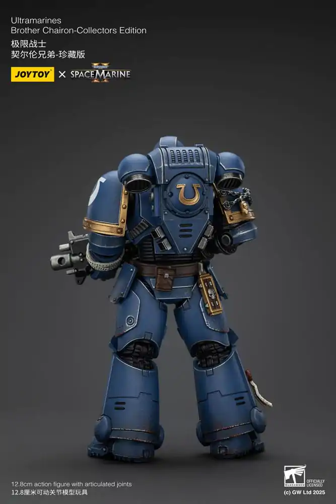 Warhammer 40,000: Space Marine 2 Ultramarines Brother Chairon Collectors Edition akciófigura 13 cm termékfotó