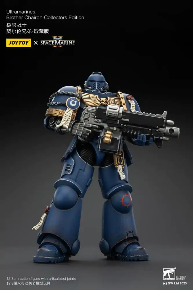Warhammer 40,000: Space Marine 2 Ultramarines Brother Chairon Collectors Edition akciófigura 13 cm termékfotó