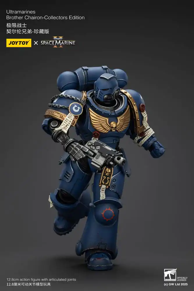 Warhammer 40,000: Space Marine 2 Ultramarines Brother Chairon Collectors Edition akciófigura 13 cm termékfotó