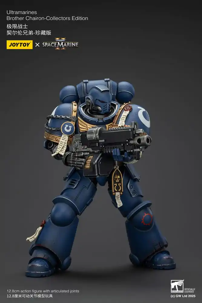 Warhammer 40,000: Space Marine 2 Ultramarines Brother Chairon Collectors Edition akciófigura 13 cm termékfotó