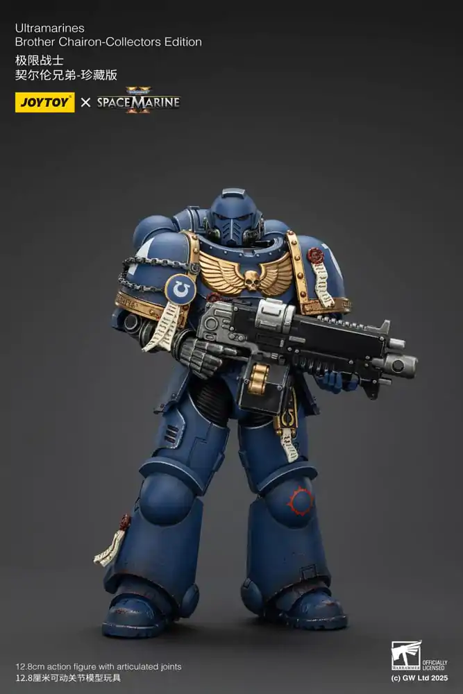 Warhammer 40,000: Space Marine 2 Ultramarines Brother Chairon Collectors Edition akciófigura 13 cm termékfotó