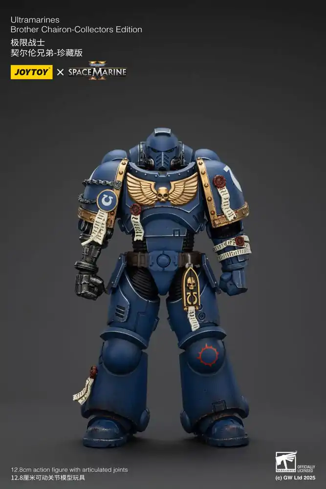 Warhammer 40,000: Space Marine 2 Ultramarines Brother Chairon Collectors Edition akciófigura 13 cm termékfotó