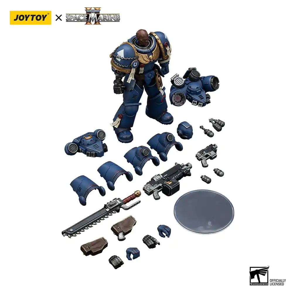 Warhammer 40,000: Space Marine 2 Ultramarines Brother Chairon Collectors Edition akciófigura 13 cm termékfotó