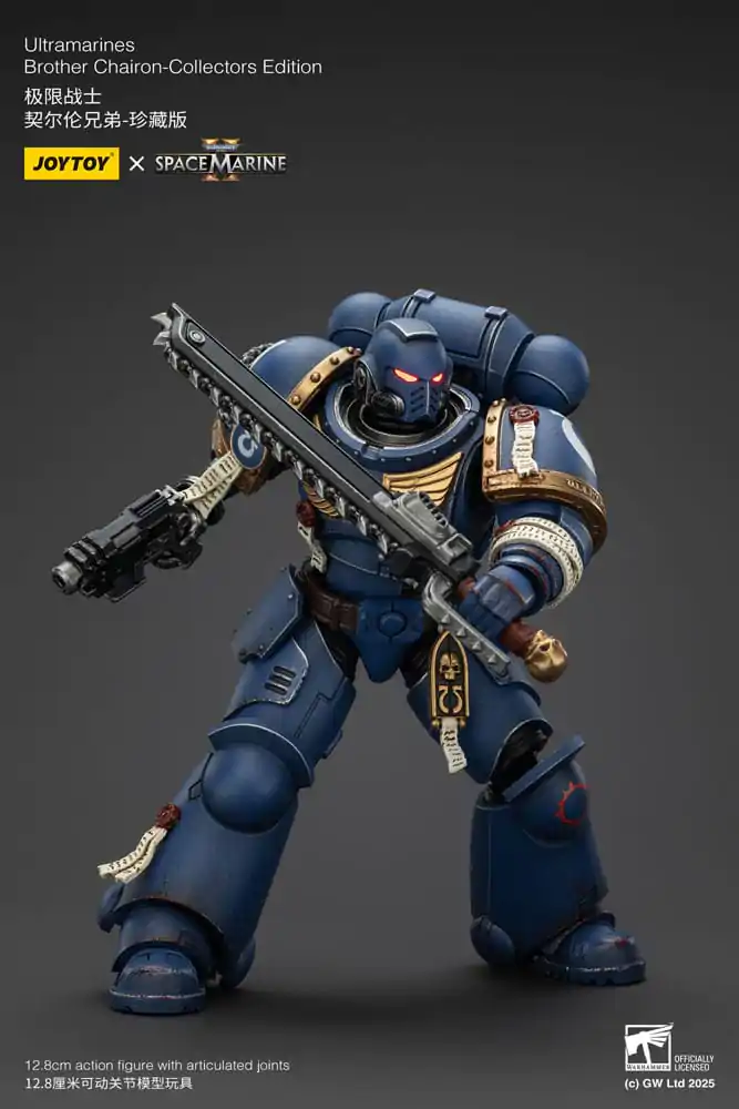 Warhammer 40,000: Space Marine 2 Ultramarines Brother Chairon Collectors Edition akciófigura 13 cm termékfotó