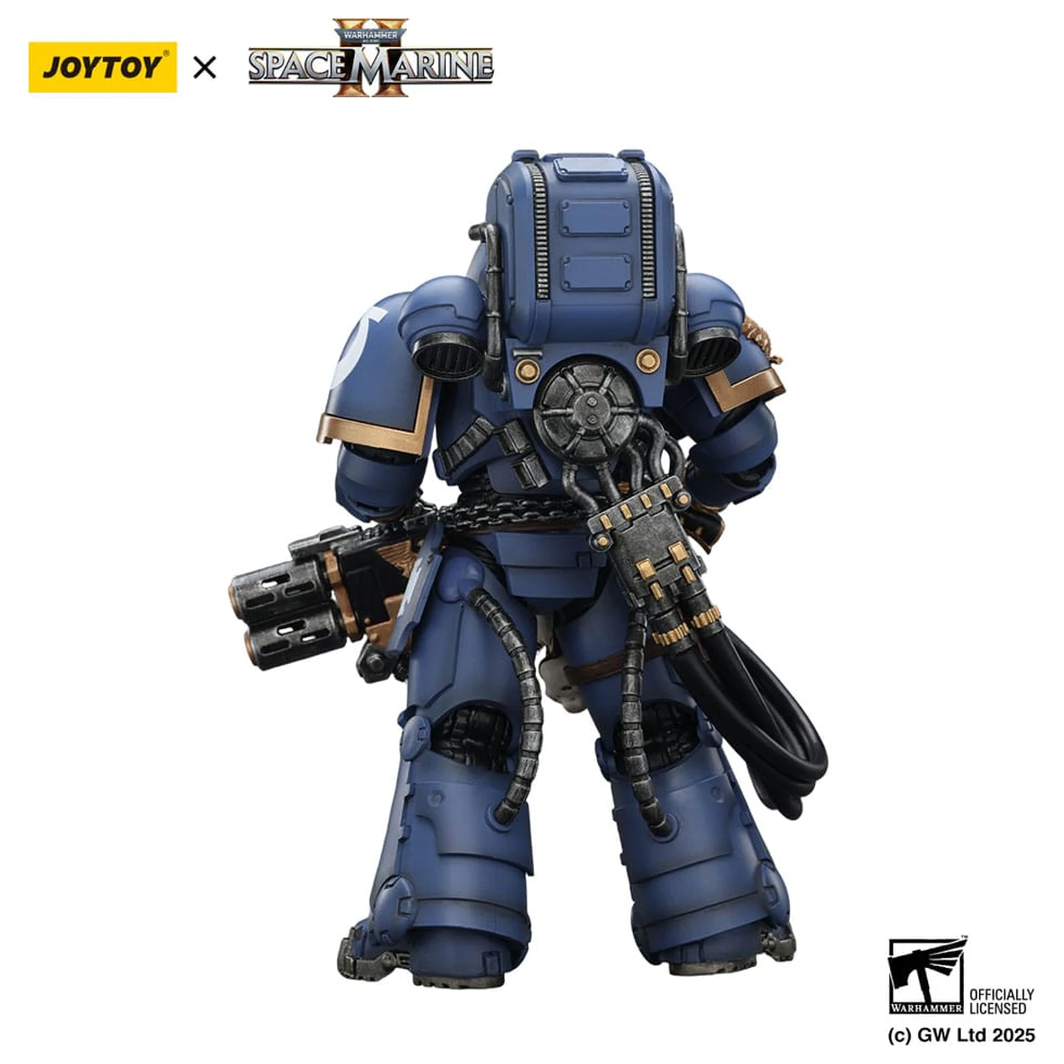 Warhammer 40,000: Space Marine 2 Ultramarines Heavy Artificer Armor with Relic Multi-Melta akciófigura 13 cm termékfotó